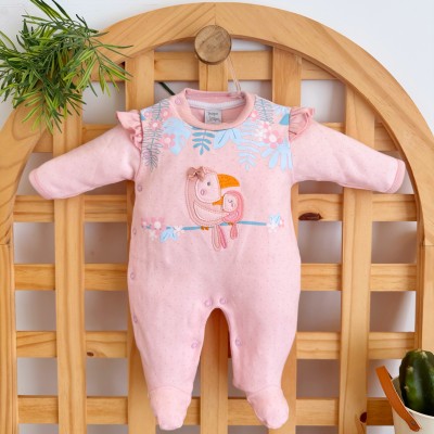 Macacão Trape Zape - Mamãe e Bebê Tucano - Rosa